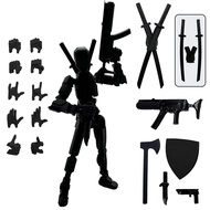 (Assembly Completed) 3D Printed Figure 5.54-inch Dummy13 with Weapon Expansion Set, Full Body Mechan