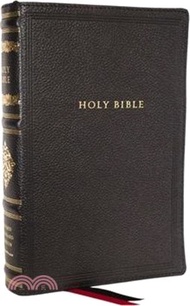 RSV Personal Size Bible with Cross References, Black Genuine Leather, (Sovereign Collection)