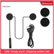ChicAcces Bluetooth 40 Rechargeable Motorcycle Helmet Headset Loudspeaker with Microphone