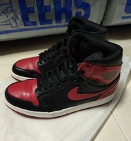 Nike Air Jordan 1 Retro High OG Bred 黑紅 US9.5 AJ1 櫻木花道 2013 冇盒