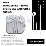 Headset Apple Airpods Gen 3 Wired Earphone Original B