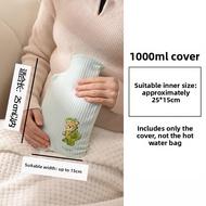 Defasilk | Faux Rabbit Fur Insulated Cover for Hot Water Bottle