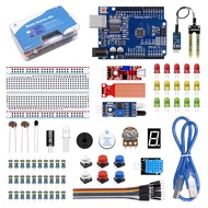 LAFVIN Arduino Basic Starter Kit for UNO R3 Include Breadboard, Jumper Wire, LED Diodes, Obstacle Avoidance Module