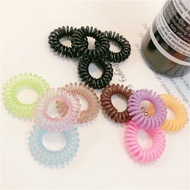 Rubber Band Headwear Rope Spiral Shape Elastic Hair Bands Girls Hair Accessories  Hair Ties Gum Tele