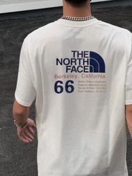 外國優惠預訂 the north face 66。拼色logo tee
