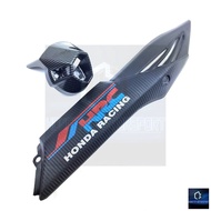 HRC EXHAUST COVER SET (CARBON) -RS150