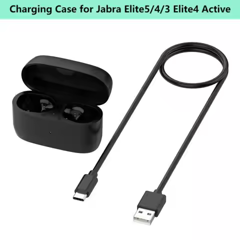 Charging Case for Jabra Elite5 4 3 Elite Active4 Earbuds Headset Replacement Charger Case Headset Ea