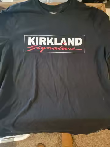 Kirkland Signature Official Costco Brand Logo T Shirt Men 2Xl Women 3Xl