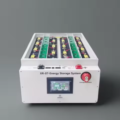 XR07 48V 280AH LiFePO4 Battery Case PowerBox Solar Home Energy Storage 16S 51.2v DIY Kit For JK BMS 