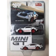 Mini GT Porsche 911 GT3 RS Weissach Package White Pyro red Mini GT Porsche 911 GT3 RS Weissach Packa
