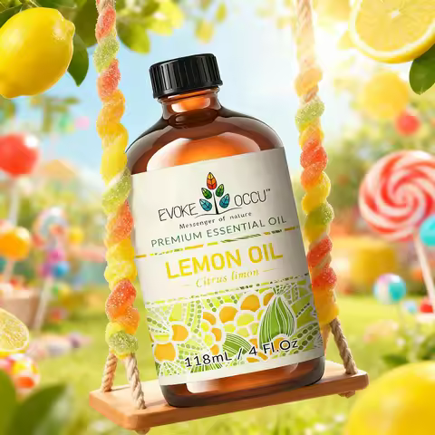 EVOKE OCCU 100% Pure Essential Oil 118ML Lemon Peppermint Rosemary Vanilla Geranium Grapefruit for B