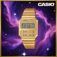 CASIO Digital Watch Retro Design A100WE-1A Men's Model Silver [Imported]