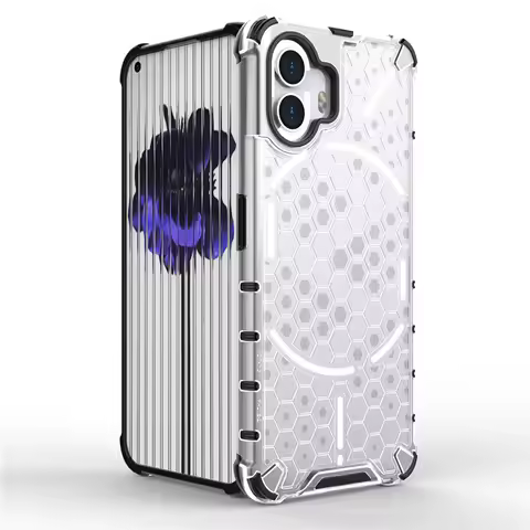 For Nothing Phone 2 Case Nothing Phone 2 Cover 6.7 Inch Shockproof Honeycomb Hard PC Protection Bump