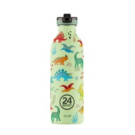 Italy 24Bottles Lightweight Nozzle Cold Water Bottle 500ml (Jurassic Mochi) Stainless Steel Children