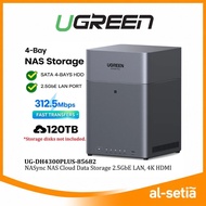 UGREEN NASync 8-Core DH4300 Plus Network 4-Bay Hard Drive HDD NAS Cloud Storage | 8GB RAM 2.5GbE LAN