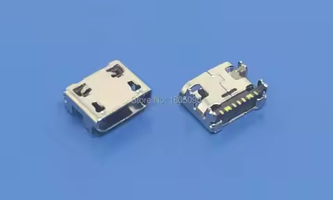 10pcs Micro Mini USB Connector Charging Port Power Jack 7pin DIP4 no curling For Samsung J1 mini J12