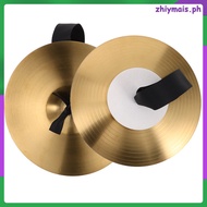 1Pair Metal Hand Cymbals Multi Color Portable Performance Instrument for Kids Band Shows zhiymais