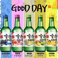 Jinro and Good Day Soju x 360ml - 14 Flavours available - Green Grape, Peach, Strawberry, Plum, Grapefruit, Melon, Citron,  Pomegranate,  Apple, Pineapple, Blueberry, Mango, Chamisul Fresh Original