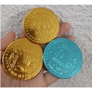 200g large euro coin chocolate candy