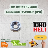 M2 Countersunk Aluminum Washer (1PC) -Silver