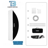 Softbox Godox 30x120cm Chuẩn Ngàm Bowen Mount Chất Liệu Cao Cấp Lớp Phủ Bạc Mặt Trong Rất Bền