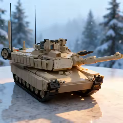 1127pcs MOC M1A2 Abrams SEP TUSK V2 Creator Model Building Blocks Architecture Toys Christmas Gifts