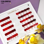 【พร้อมส่ง】สีทาเล็บเจล COLORFUL GIRL 25 สี✨ เจลทาเล็บแฟชั่น / สีเจลสีพื้น / แฟลช / ไซรัป / กลิตเตอร์ 