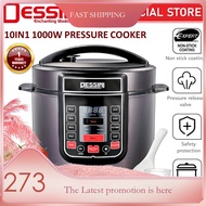 ITALY Digital Electric DESSINI IN Pressure Non Stick Stainless Steel Inner Pot Rice Cooker Steamer L