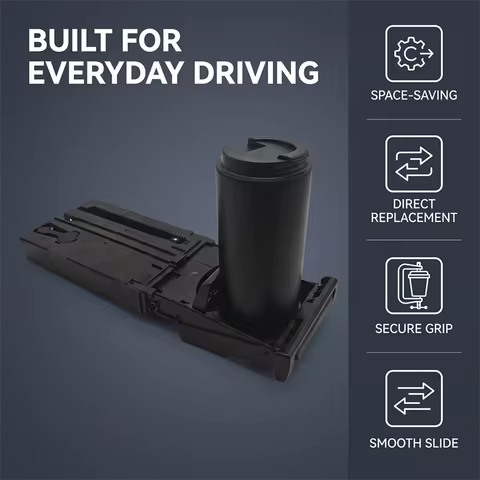 Auto Cup Holder Foldable Anti-slip Cup Rack Drink Bottle Holder 4B0862534D For Audi C5 A6 98-05 A4 9