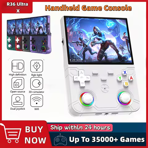 R36 Ultra X Handheld Game Player WIFI 4.5 Inch IPS Screen Open Source Retro Video 64G/128G Memory up
