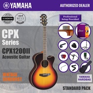 Yamaha CPX1200II Full Solid Acoustic Electric Guitar 41" - Vintage Sunburst