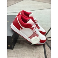 J,D1 red sneaker, all sizes 35-44, soft leather, stitched lining