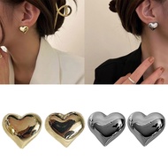 YY.Fashion Stud Earrings Heart Shape Punk Style Vintage Fashion Accessories Party E017