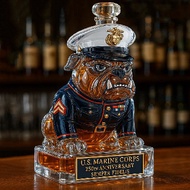Bulldog Whiskey Bottle Glass Wine Set Whiskey Decanter AB605 #.