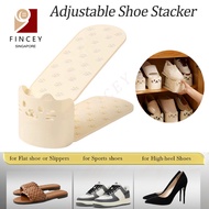 【SG】Shoe Slots Organizer Shoe Stackers Adjustable Upgraded Shoe Organizer Double-Layer Shoe Rack Sho