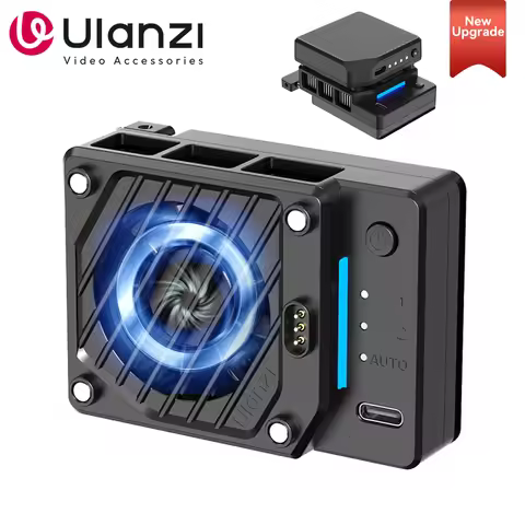 Ulanzi CU01 Camera Cooler Live Streaming Cooling Fan High Cooling System Camera Radiator Heat sink f
