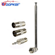 Woopker Telescopic Antenna Kit 75 Unbal F Connector Antenna Dab Radio Type Wave Radio Tv Am Replacement For Fm