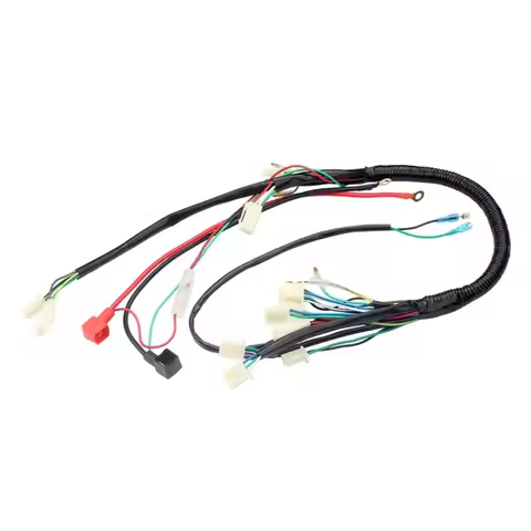 Full Electric StartEngine Wiring Harness for 50-125cc Bike ATVMoped