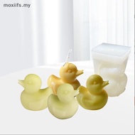 moxiifs 3D Little Yellow Du Candle Silicone Mold DIY Du Crystal Epoxy Resin Mould Animal Candle Maki