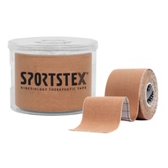 Atex Sports Tex"Kinesiology Tape" Beige Single Roll 5cm X 5M (2 inches Wide x 16.40 ft Long)" Made i