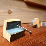 台灣老檜木鑰匙圈・原木鑰匙圈