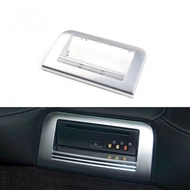 For Mercedes W212 Rear Seat CD Player Panel Center Console CD Decorative Frame Plating Decorative St