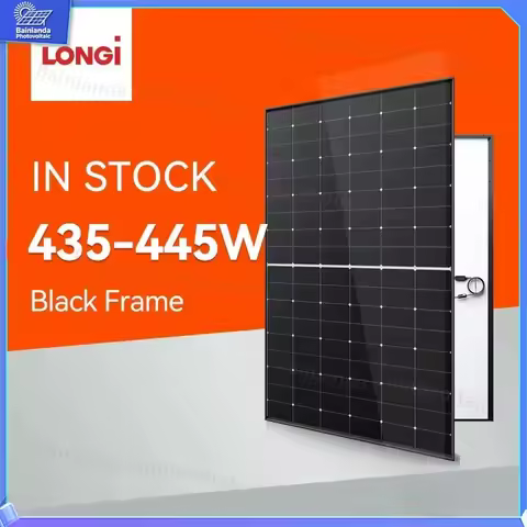 For LONGI Solar Hi-MOX6 Scientist Solar Panel 450W 445W 440W 435W Black Monocrystalline PV Module fo