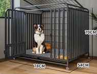 [Free ship] Dog cage medium and large indoor dog with toilet integrated household villa Labrador pet