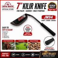 【100% Original】JAYA MATA 7” Kilir Knife JM94 / Pisau Keri Besi Tajam Heavy Duty / Parang Kebun Kelap