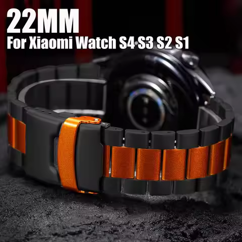 Stainless Steel Strap For Xiaomi Watch S4 S3 S2 S1 Pro Metal Band Bracelet For Xiaomi Watch 2 Pro Mi