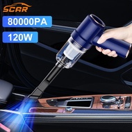 Pa 2 in 1 Car Vacuum Cleaner Wireless Charging Air Duster Handheld High-power Vacuum Cleaner For Home Office