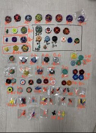 全新港版爆旋陀螺X BeybladeX鯊魚 神杖 時鐘 紫色銀狼 薯片龍 左膠龍 散件 大量軸心固鎖