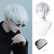 Gojo Satoru White Hair Gojo Satoru Wig Anime Cosplay Wig Jujutsu