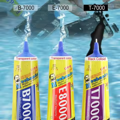 Mechanic Adhesive Glue B7000 T7000 E8000 for Phone Screen Frame Sealant External Screen Repair Back 